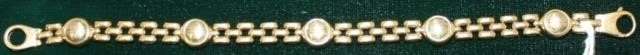14KT. GOLD LADIES BRACELET,