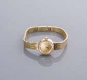 14KT GOLD LADIES OMEGA LADYMAT