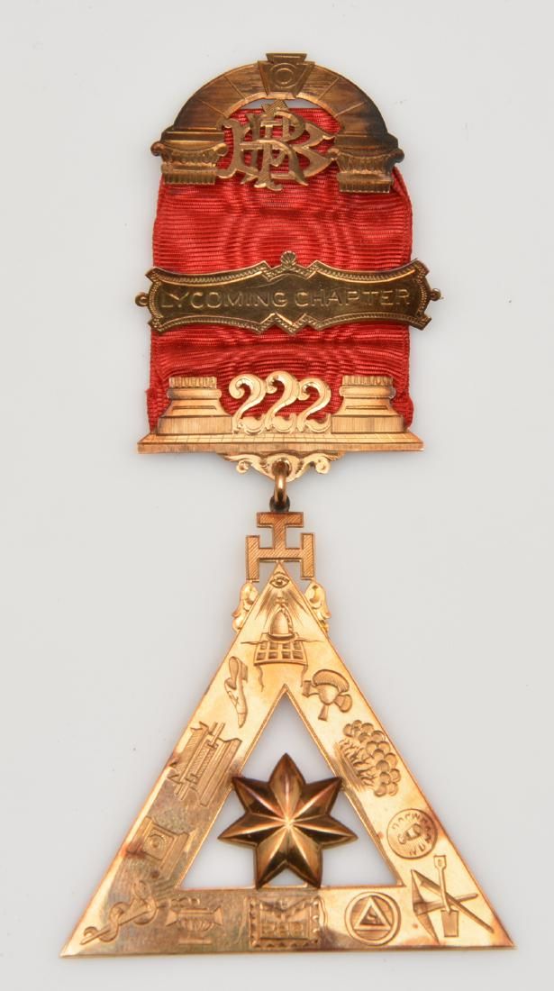 14KT GOLD MASONIC MEDAL14kt Gold