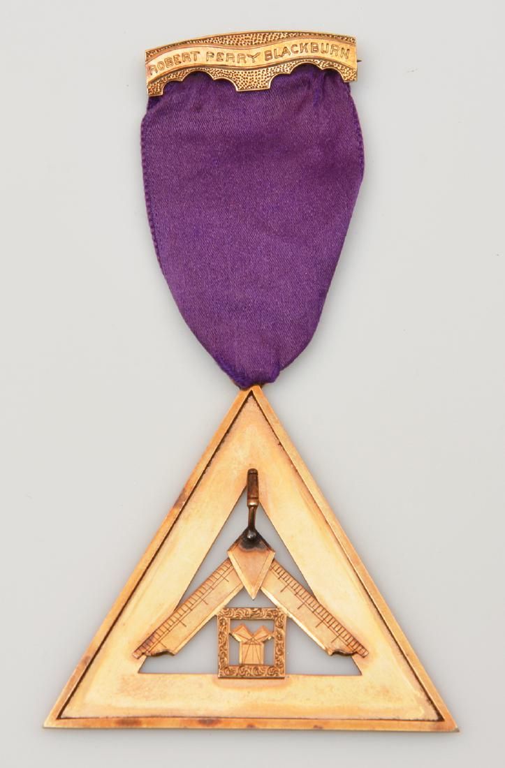 14KT GOLD MASONIC MEDAL14kt Gold