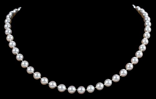 14KT. MIKIMOTO STRAND OF PEARLS50