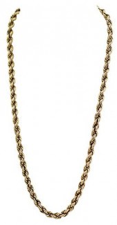 14KT. ROPE CHAINrope chain, te