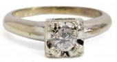 14KT WHITE GOLD 0.20CT DIAMOND
