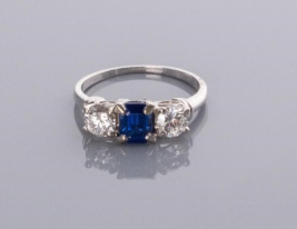 14KT WHITE GOLD DIAMOND &