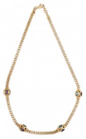 14KT YELLOW GOLD, AMETHYST AND