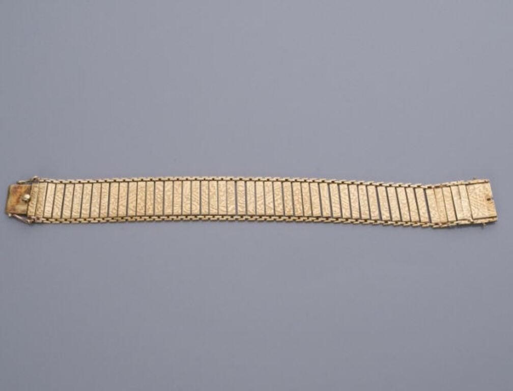 14KT YELLOW GOLD BRACELETA bracelet