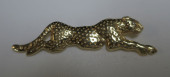 14KT YELLOW GOLD COURSING LEOP
