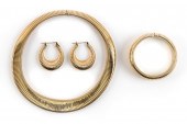 14KT YELLOW GOLD THREE-PIECE P