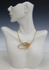 14KY YELLOW GOLD AND LARGE STE
