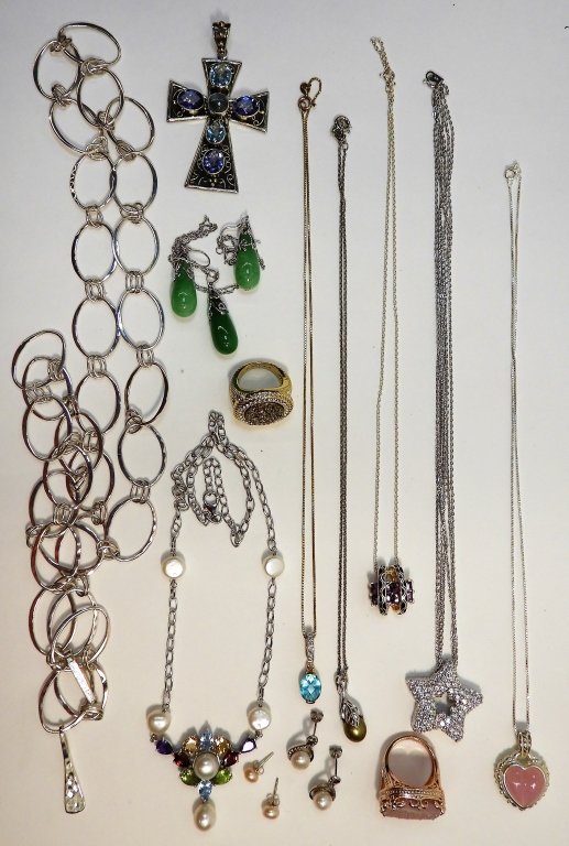 14PC STERLING SILVER SEMI &