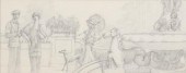 14SIGNED 1920S STYLE GRAPHITE