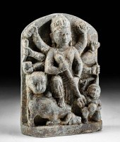 14TH C. NEPALESE STONE RELIEF