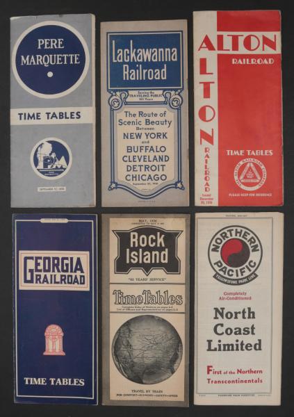 15 1930S TIMETABLES FROM 15