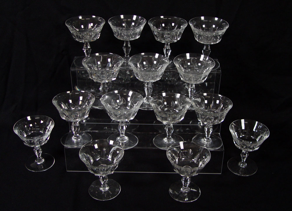 15 BACCARAT FRENCH CRYSTAL