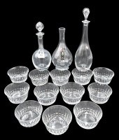 15 BACCARAT PIECE LOT15 Piece