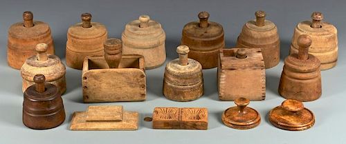 15 BUTTER MOLDSGrouping of 15