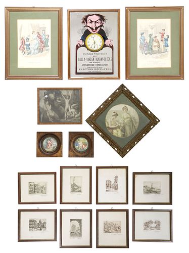 (15) COLLECTION OF FRAMED PRINTS, 8