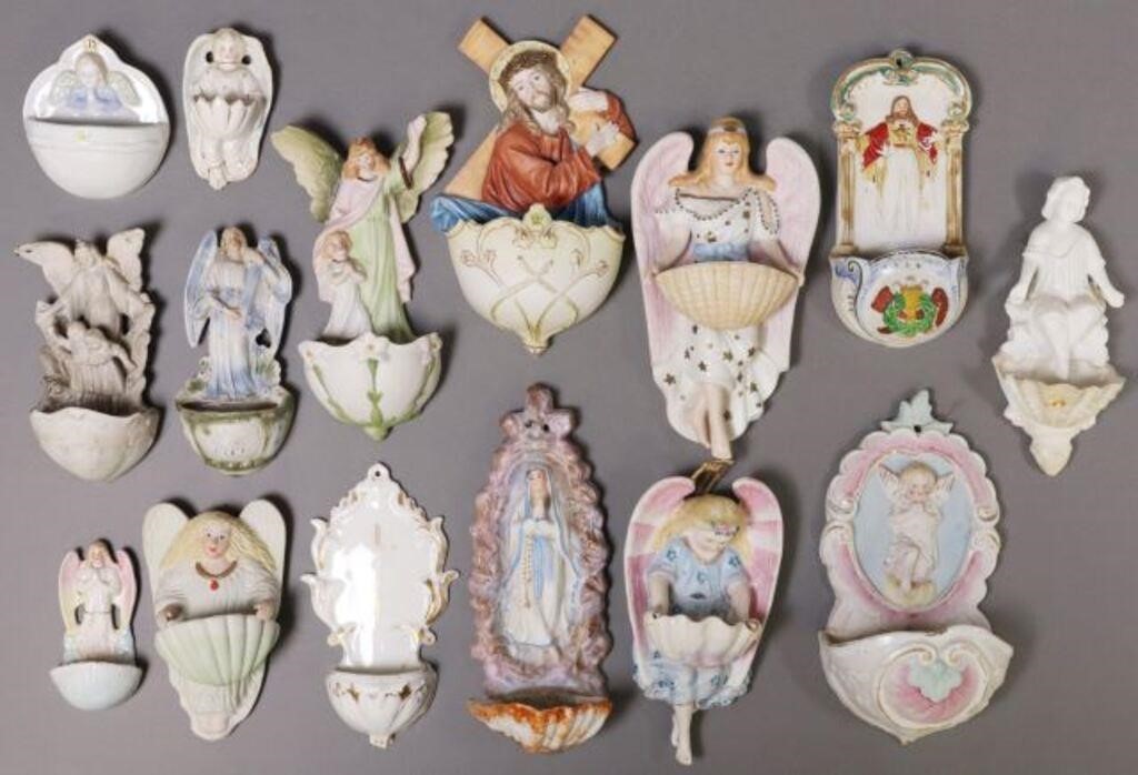 15) CONTINENTAL RELIGIOUS CERAMIC