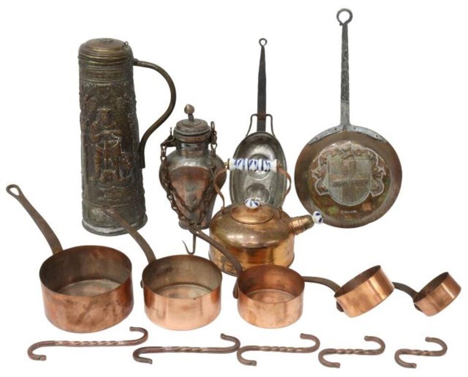 (15) COPPER & PATINATED METAL