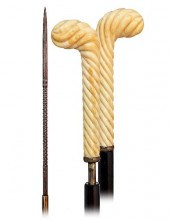 15. EBONY AND WALRUS DAGGER CA