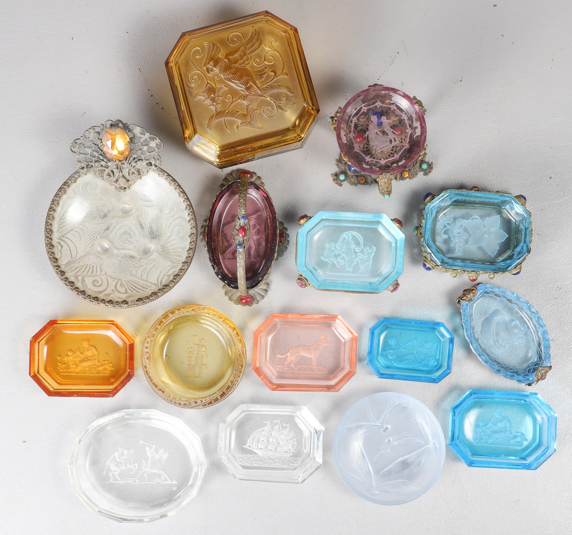 (15) Etched glass salts and