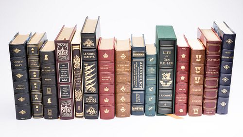 15 FINELY BOUND WORKS, 20TH CENTURY