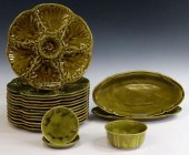 (15) FRENCH GIEN FAIENCE OYSTE