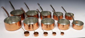 (15) FRENCH GRADUATED COPPER S