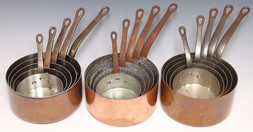 (15) FRENCH GRADUATED COPPER