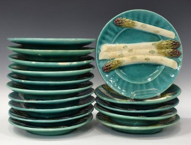(15) FRENCH KG LUNEVILLE MAJOLICA