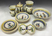 (15) HENRIOT QUIMPER POTTERY G