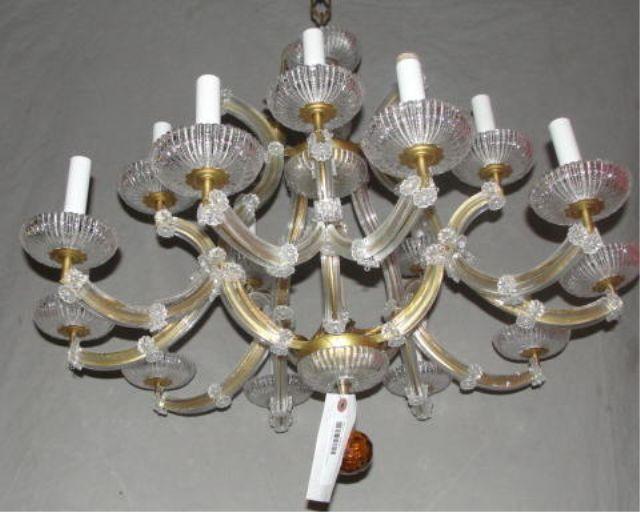 15 Light Multi Arm Chandelier. From