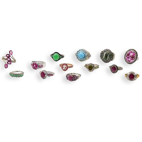 (15 PC) ASSORTMENT OF STERLING