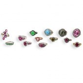 (15 PC) ASSORTMENT OF STERLING