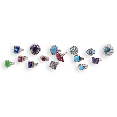(15 PC) ASSORTMENT OF STERLING