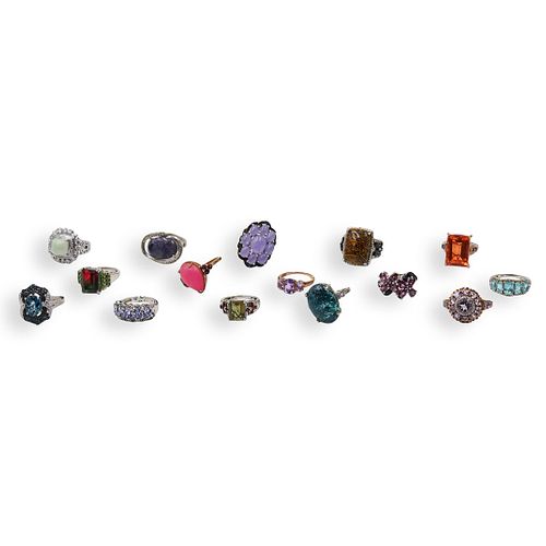 (15 PC) ASSORTMENT OF STERLING