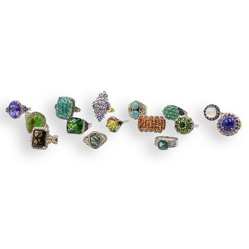(15 PC) ASSORTMENT OF STERLING