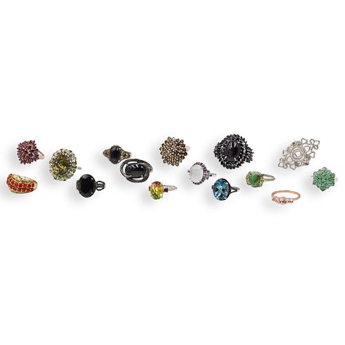 (15 PC) ASSORTMENT OF STERLING