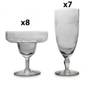 (15 PC) JAPANESE SASAKI GLASSW