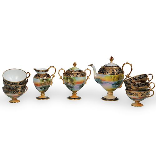 (15 PC) NIPPON PORCELAIN TEA