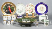 (15) Pcs porcelain, c/o pair o