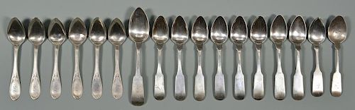 15 PCS VIRGINIA COIN SILVER