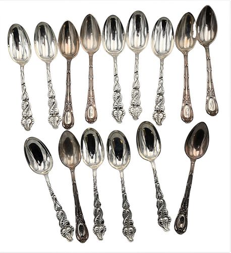 15 PIECE LOT, TO INCLUDE 9 STERLING