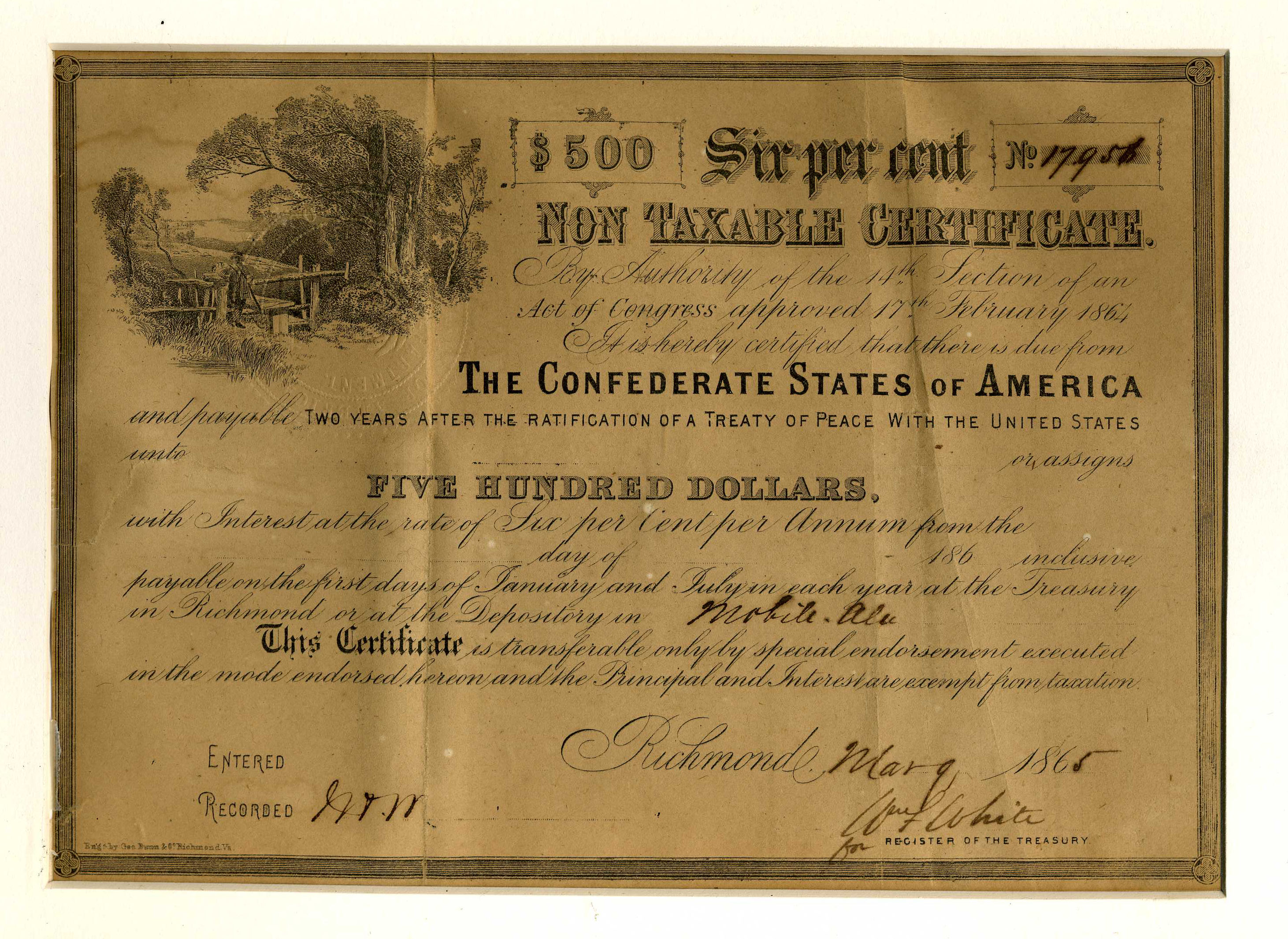 15 pieces.  American Confederate