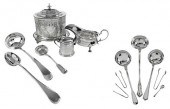 15 PIECES ENGLISH SILVER PLATE