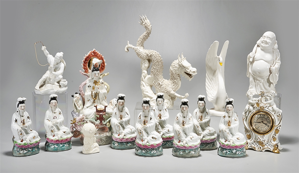 15 pieces; H: 15” (tallest)