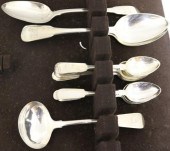 15 PIECES OF GEORGIAN STERLING