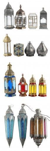 (15) Pierced metal and colored