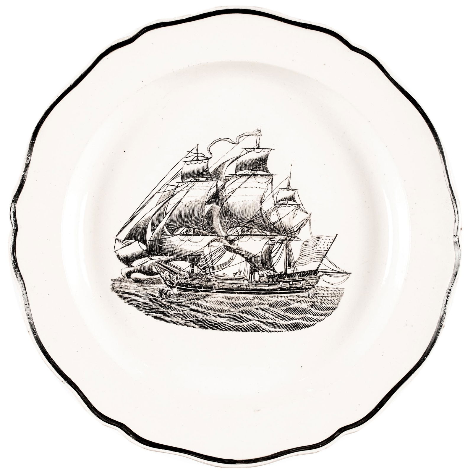 15-STAR FLAG AMERICAN SHIP C 1810