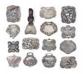 15 STERLING ART NOUVEAU LUGGAG